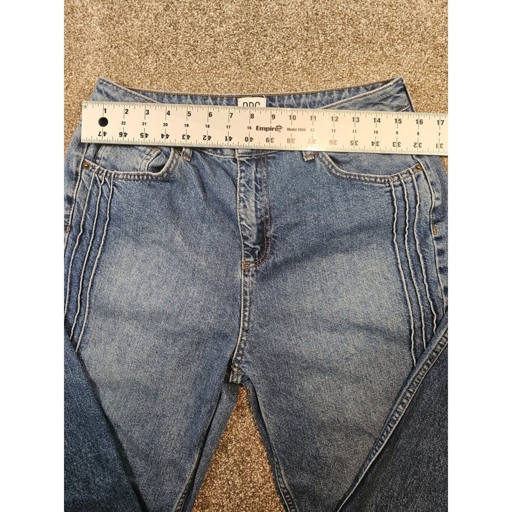 BDG Urban Outfitters Mom Jeans Blue High Waisted Seam Detail W31 L32 Womens - Picture 12 of 15